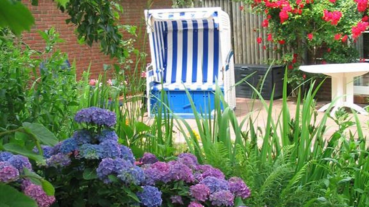 Ihre kleine Oase, die Terrasse mit Strandko Ihre kleine Oase, die Terrasse mit Strandko